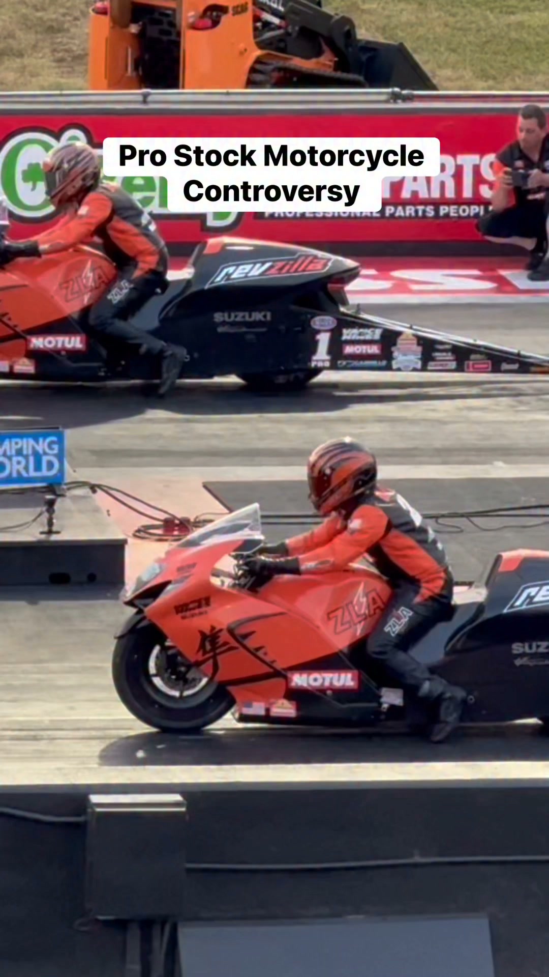 😮 James Rispoli saves it during qualifying! #baggers #motorcycle