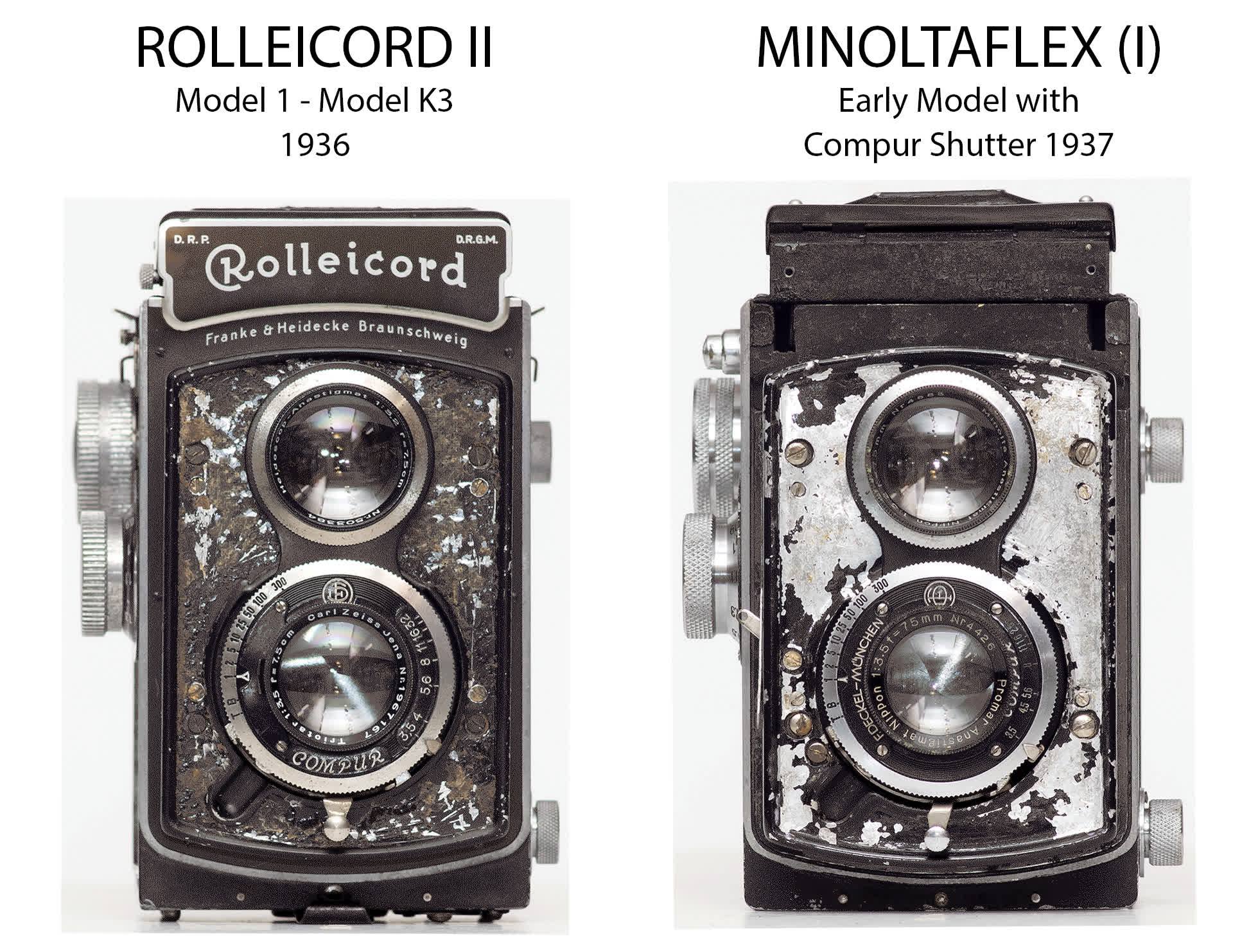 What's the difference between the Rolleiflex and Rolleicord?
