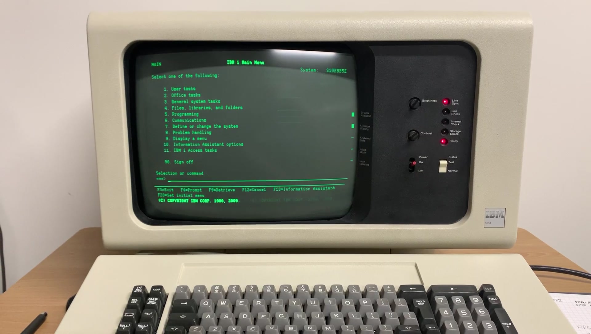 IBM JX 5511**, turns 40!