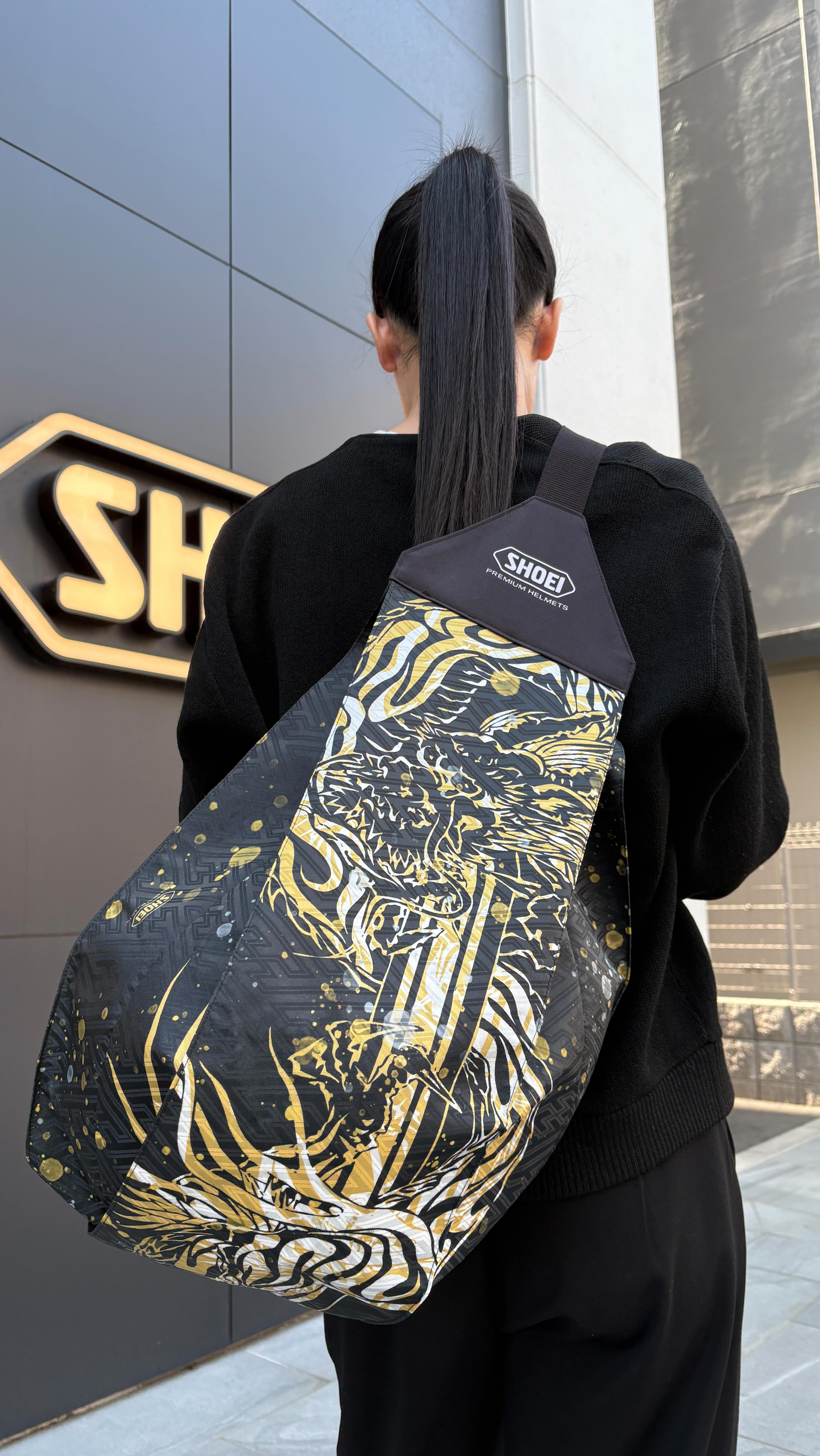 印染工房スギシタ×SHOEI コラボレーション オリジナルヘルメットバッグ