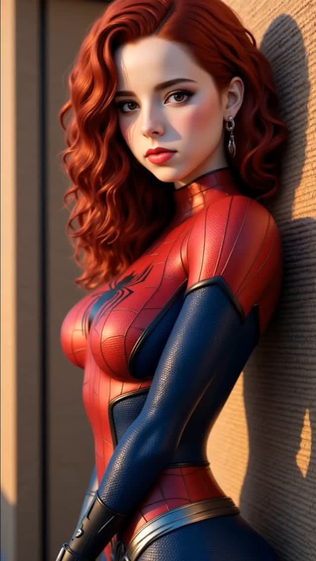 Valiente SpiderGirl 2099 ️#spiderman #redhair #videogames #girlgamer # ...