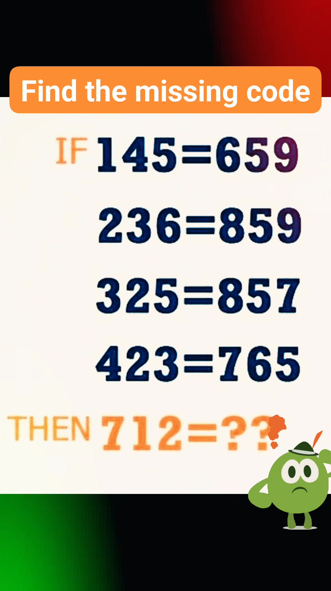 Can you find the missing code? #mathstudent #mathsteacher #mathquiz # ...