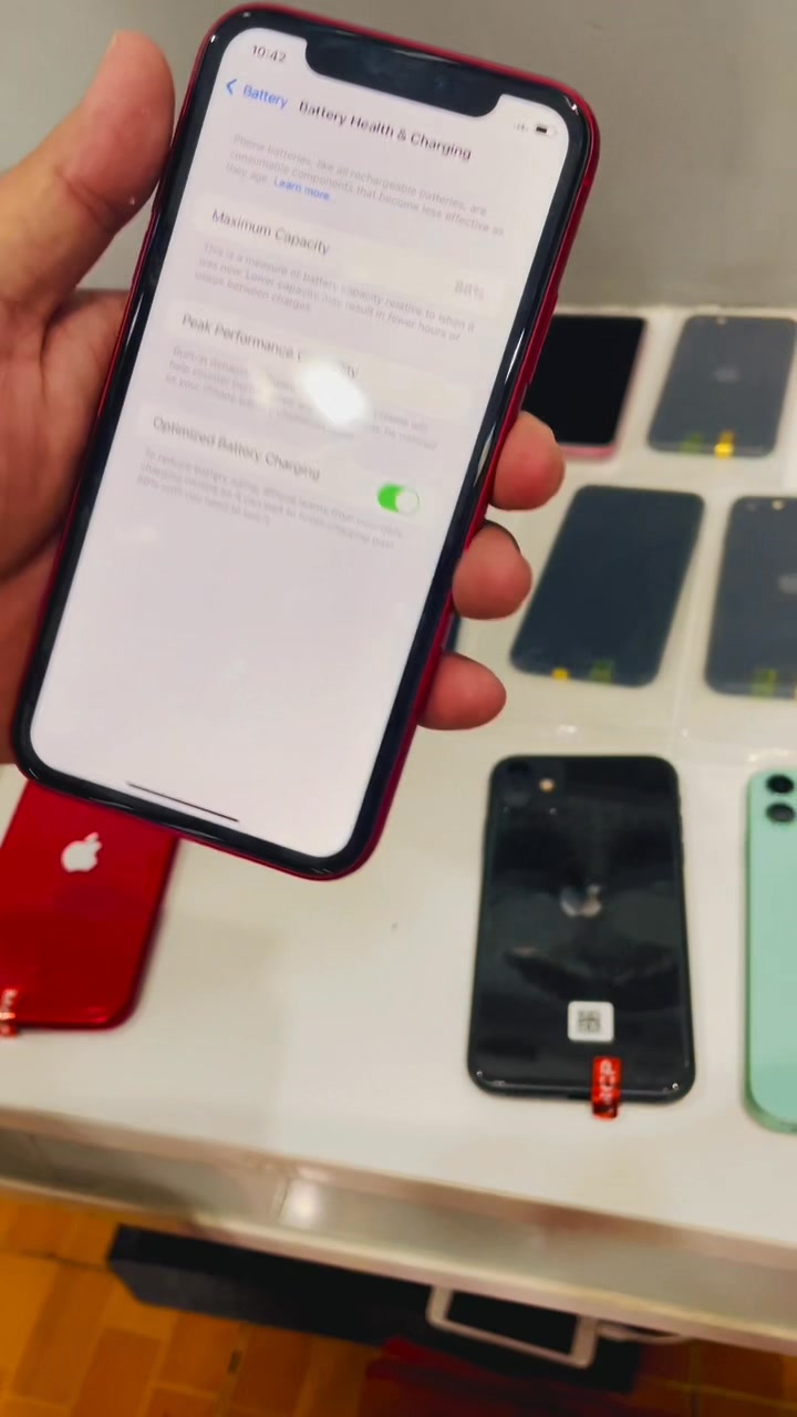 iPhone 11 64G សំនុំស៉ីនណែន ចូលស្តុក 300គ្រឿង ...