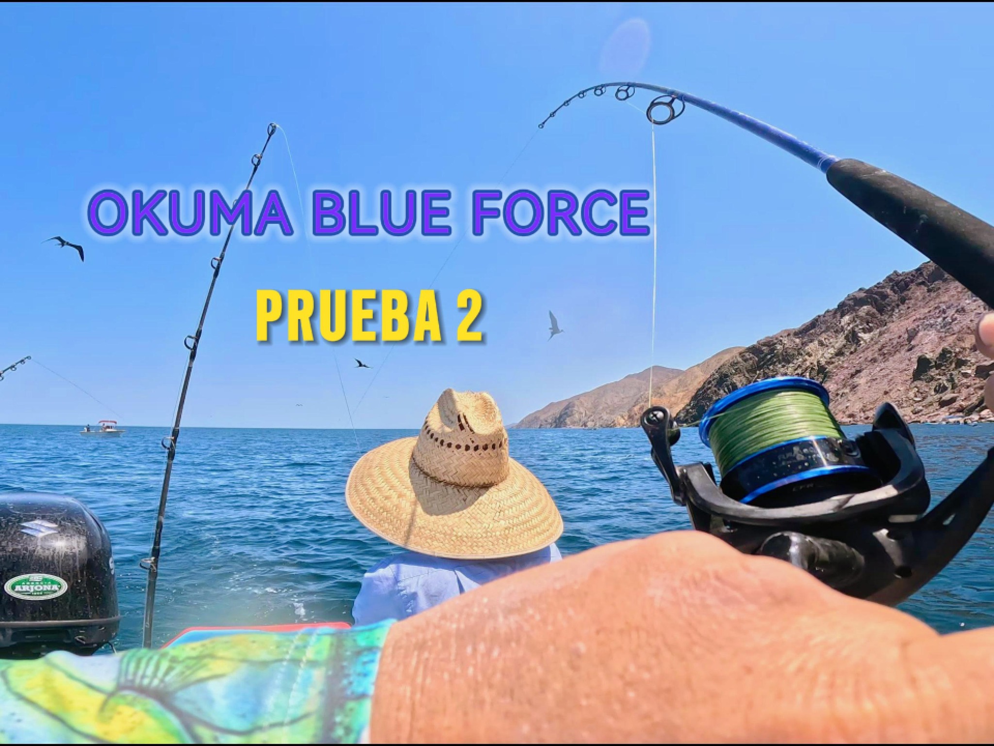 PONIENDO A PRUEBA LA BLUE FORCE DE okumafishingmexico. JAMÁS ME HABÍA ...
