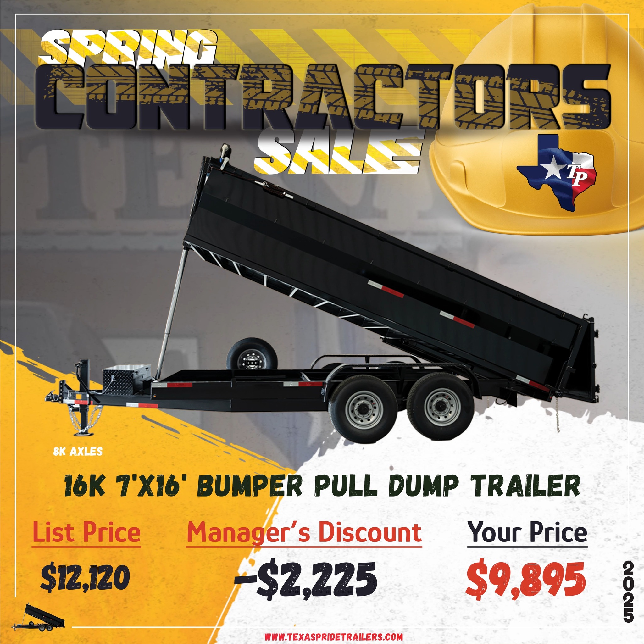 During our Spring Contractors Sale we're all about our medium dump ...