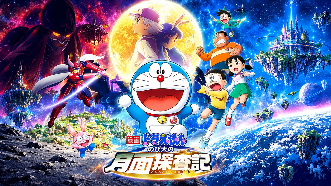 Nobita and Doraemon chala Chand pe ! Full movie Hindi dubbed ...