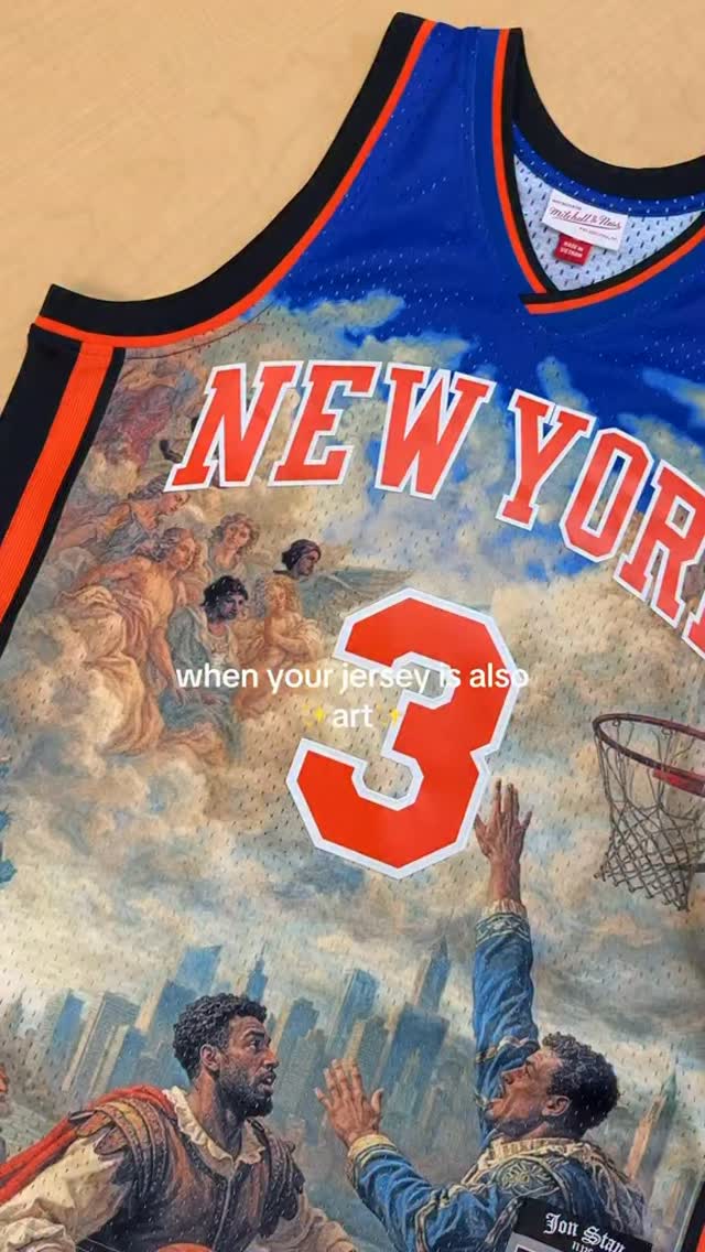 Jon Stan x Mitchell & Ness Stephon X. Marbury Knicks jersey will