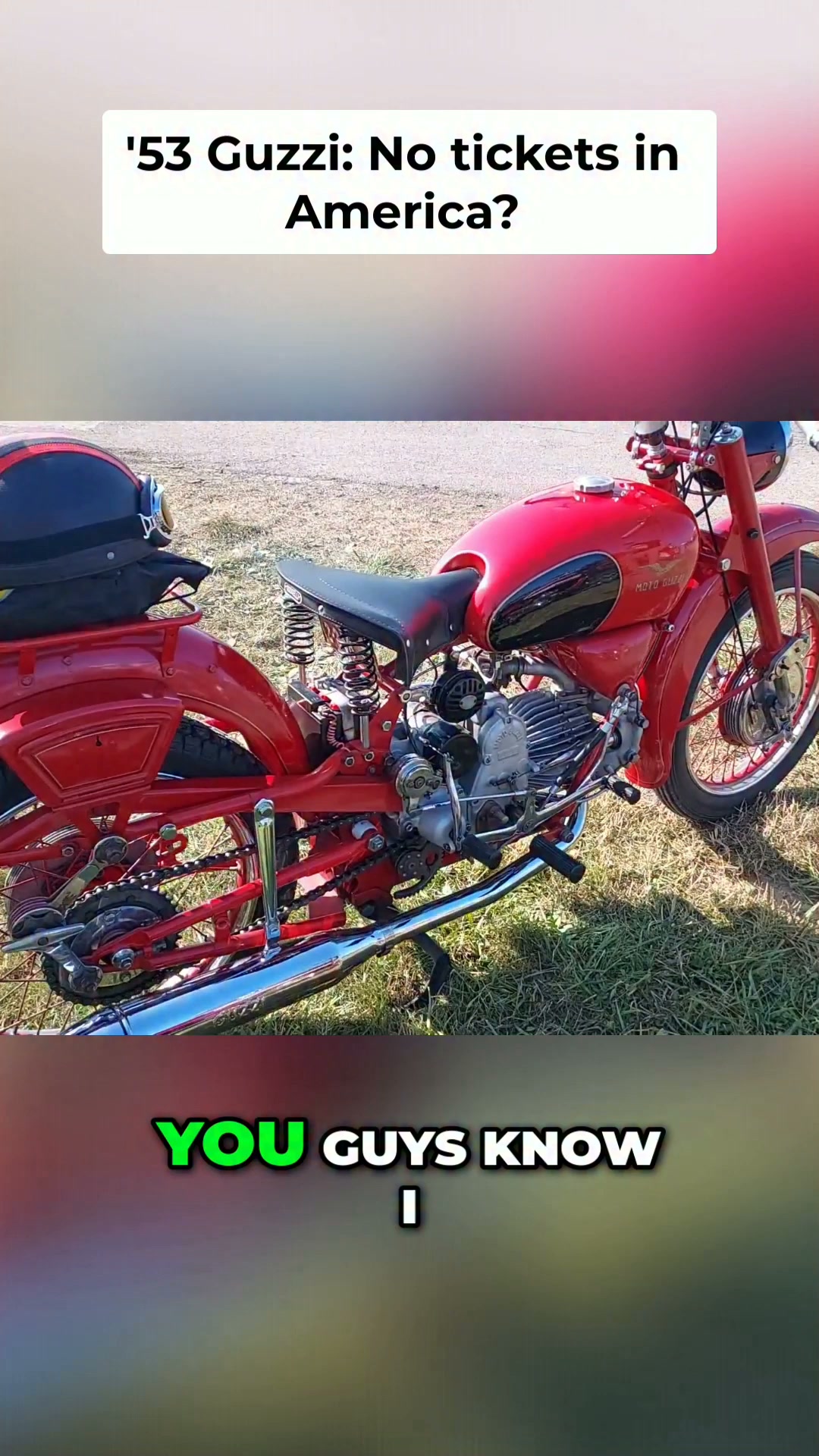 You've seen this Italian classic run many times, but now it's