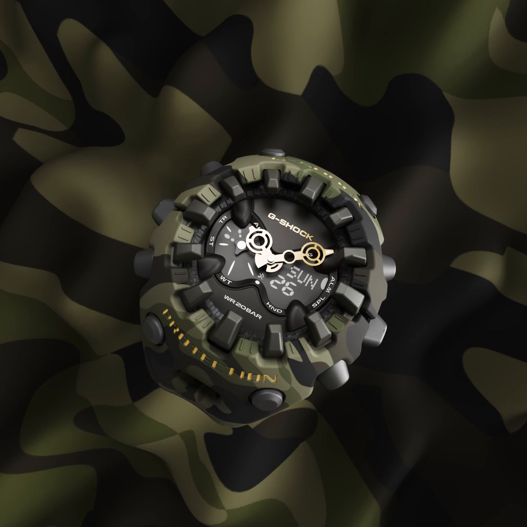 NEW LAUNCH] Bold Camo Series - COLOR CAMO The GA-V01, with its