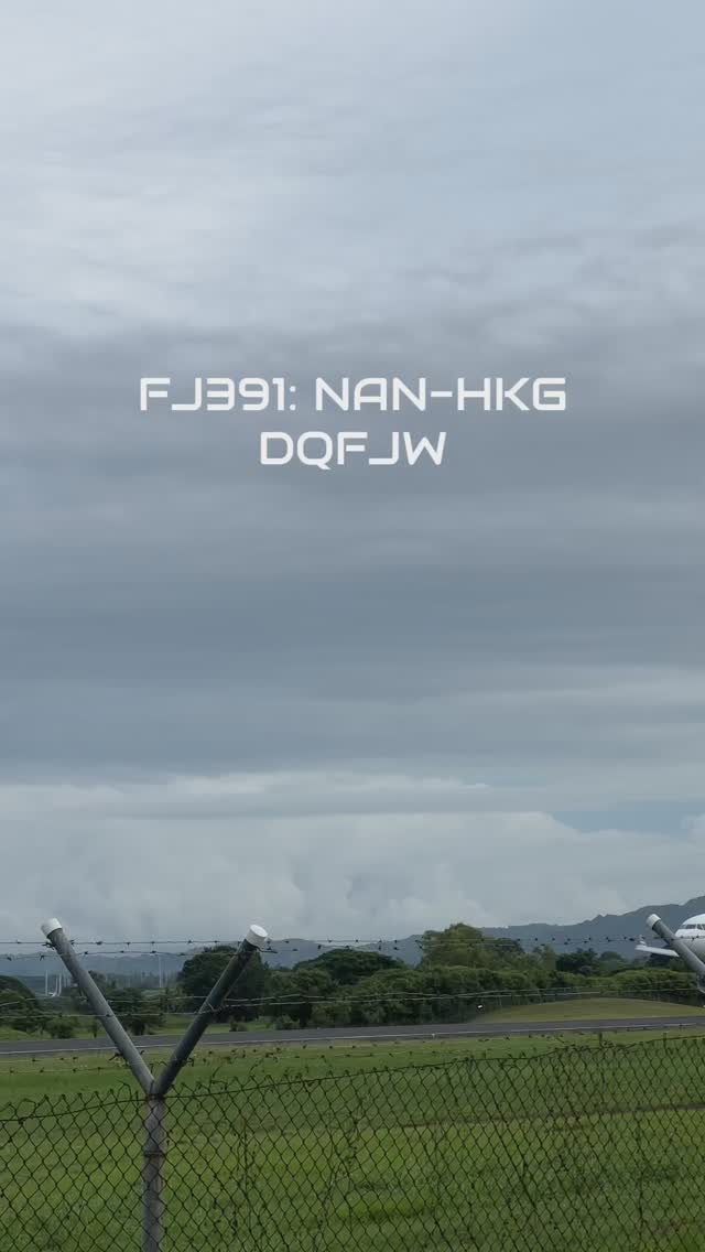 Watching the world take off from Nadi ️🌏 First, Hong Kong, then ...