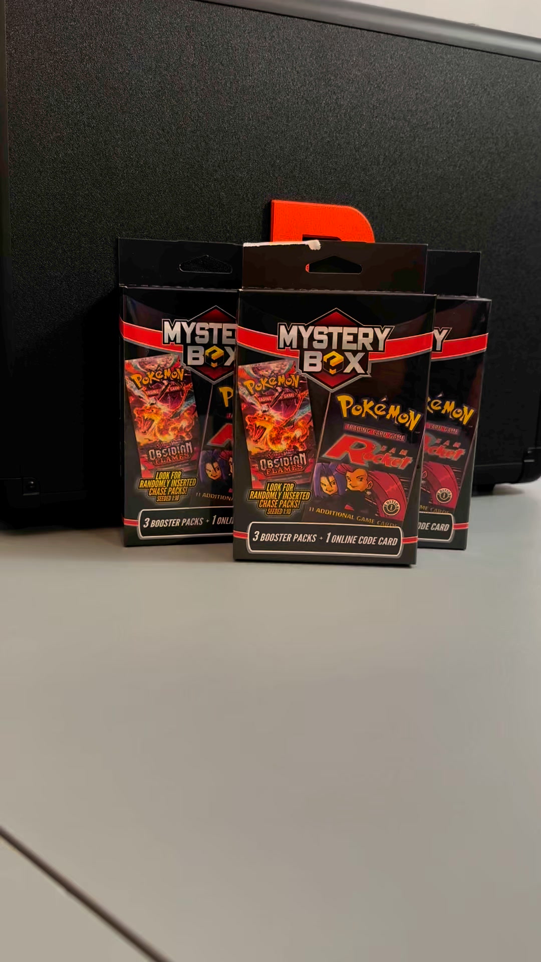 pokemon mystery box 3 booster packs Trading Card Game Random Sealed 100% Authentic : Toys & Games in the Pokmon TCG Pokemon Mega Evolution Perfect Order
