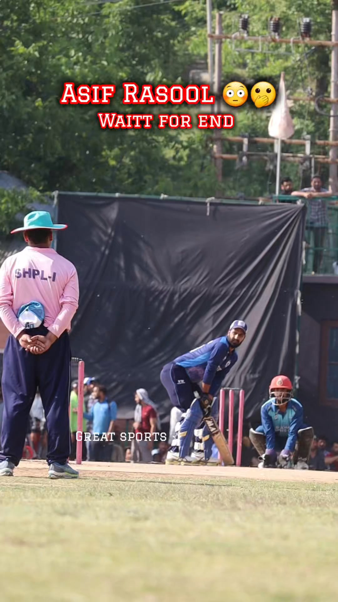 Asif Rasool 😳 Wait For end #viral #cricket #asifrasool #cricketlovers # ...