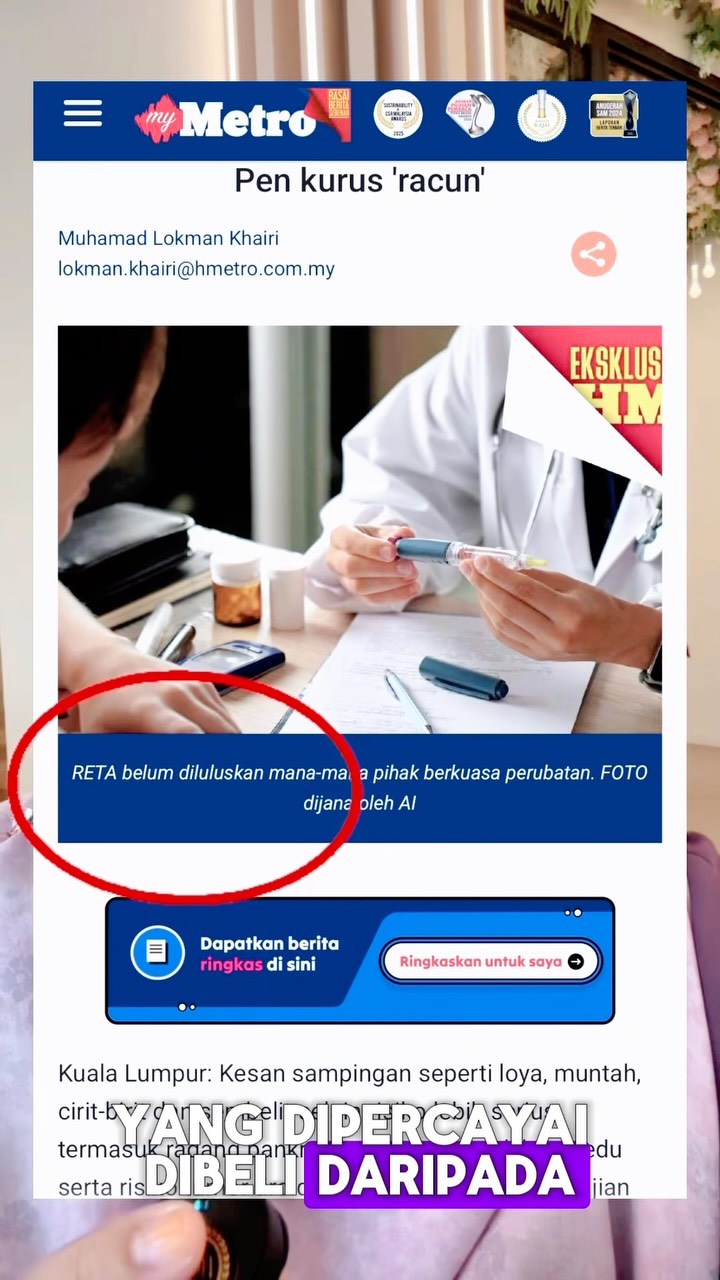klinik retatrutide (reta) is an experimental weight-loss drug currently in Phase 3 clinical trials. It's a once-weekly injection similar to Ozempic and Mounjarobut more powerful. The reason comes down to how it works Ozempic, Wegovy, Mounjaro, dan Retatrutide: