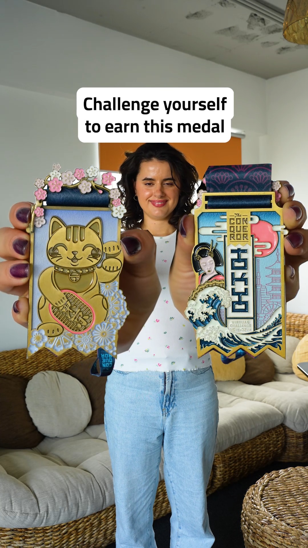 Challenge yourself to earn the stunning Tokyo medal! Tokyo Virtual