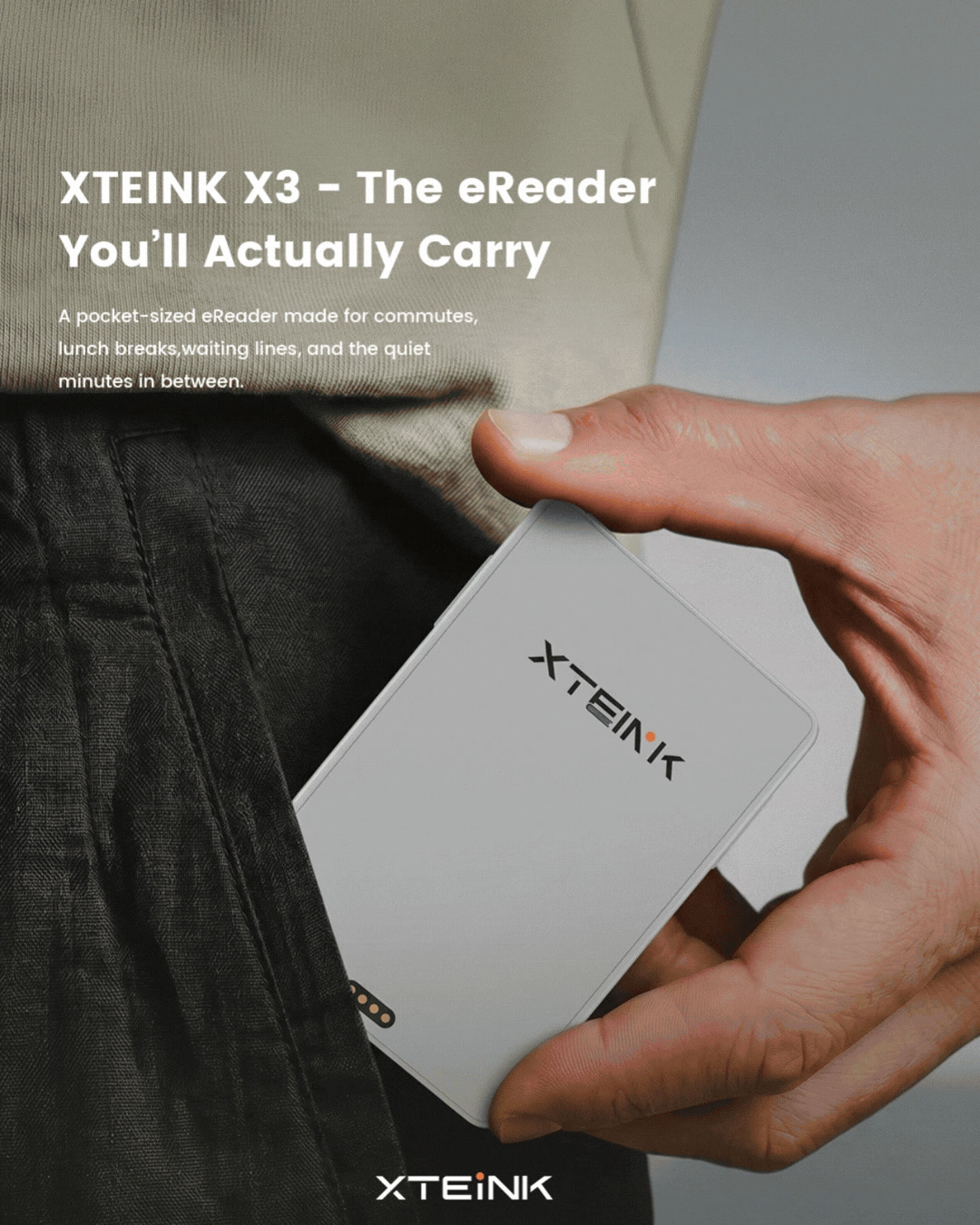 Xteink X3 ホワイト 【認定店】【公認】【公式ストア】