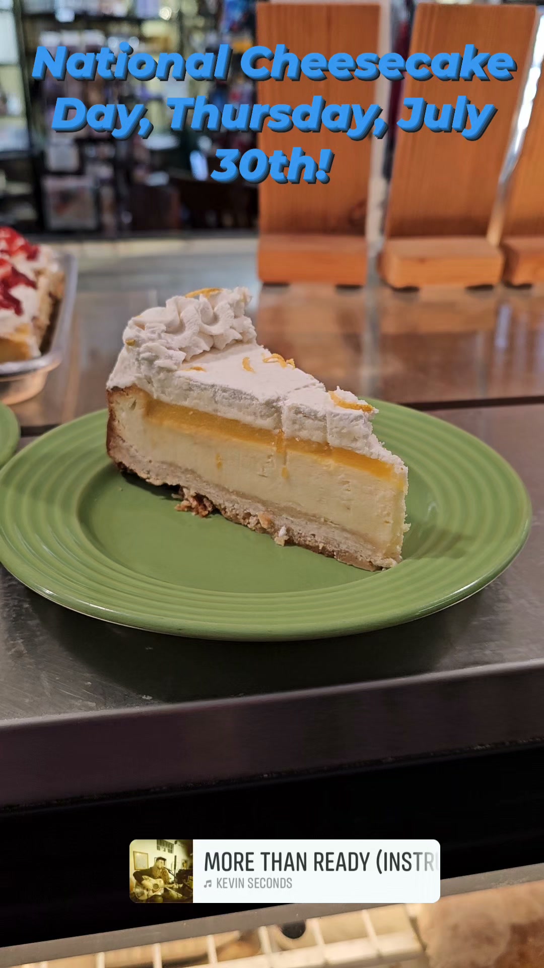 Did you know tomorrow, July 30th, is National Cheesecake Day? We