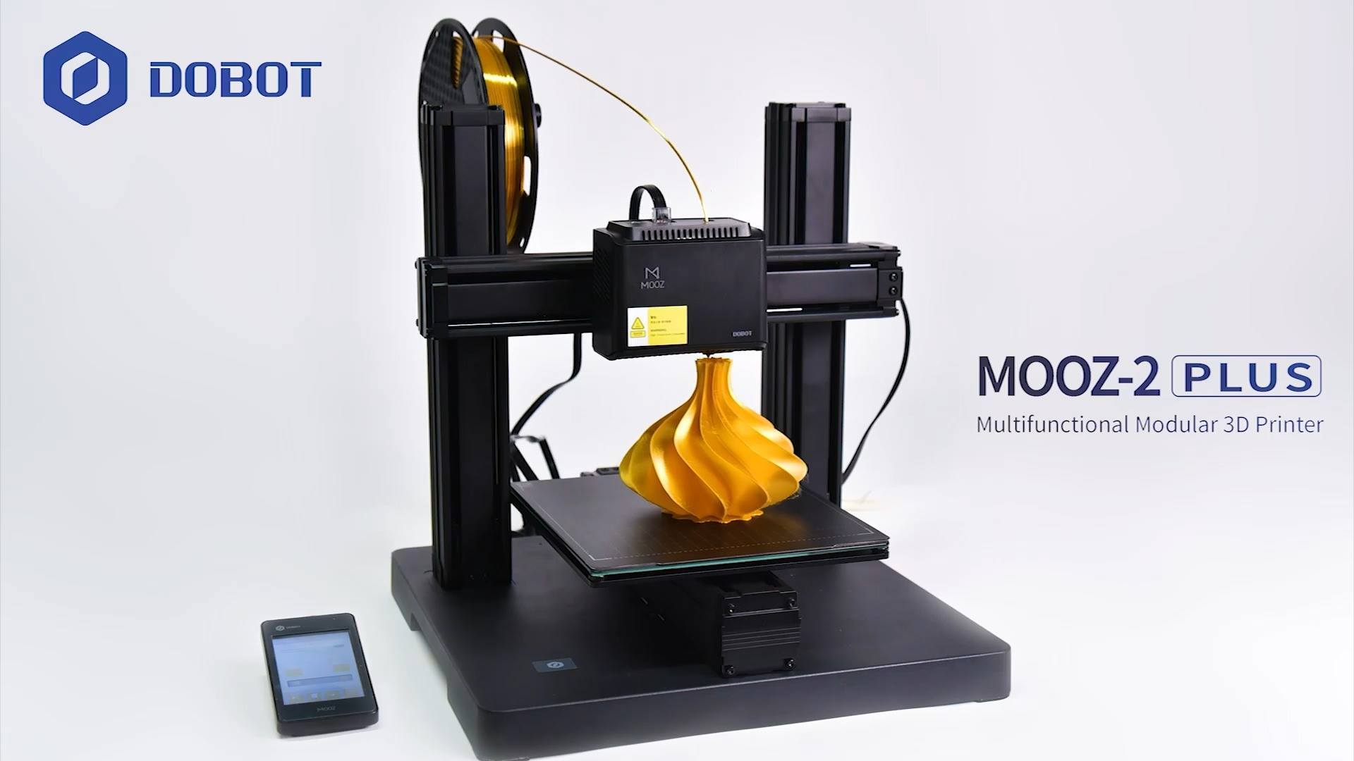 Vase 3D printing by #DOBOT MOOZ-2 Plus, a three-in-one 3D printer