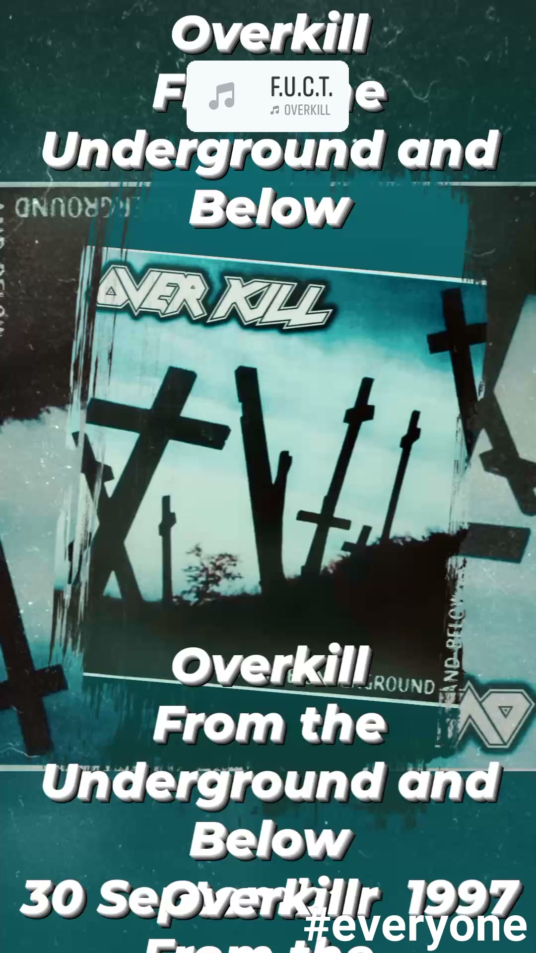 Overkill From the Underground and Below 30 September 1997 🔥The