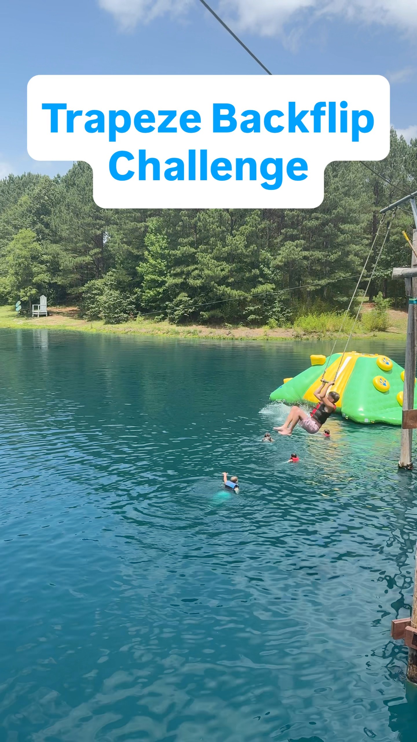 A couple of days until Tom's Swimming Hole is full of campers