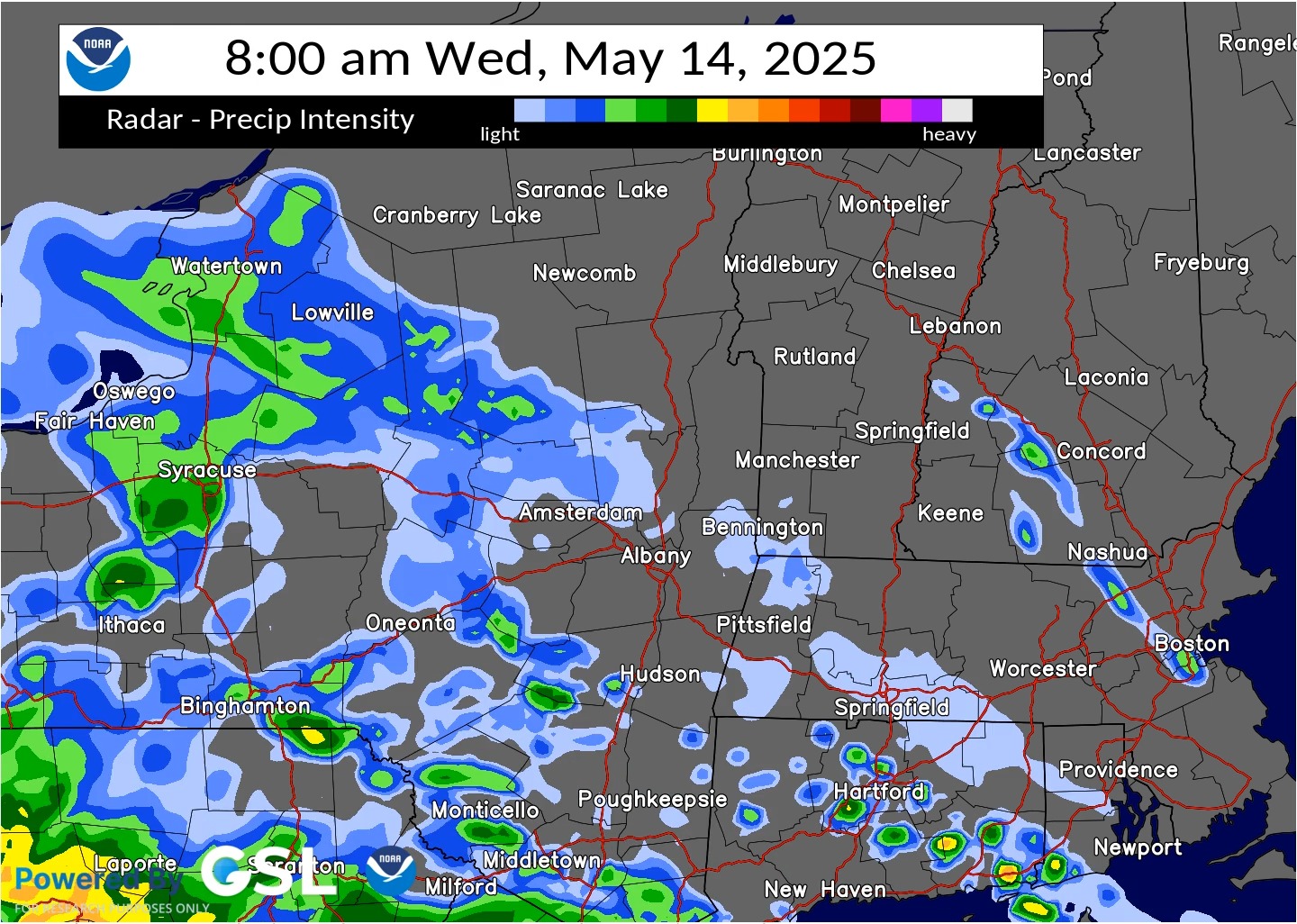 Along with cloudy and mild conditions, some light rain showers will be ...