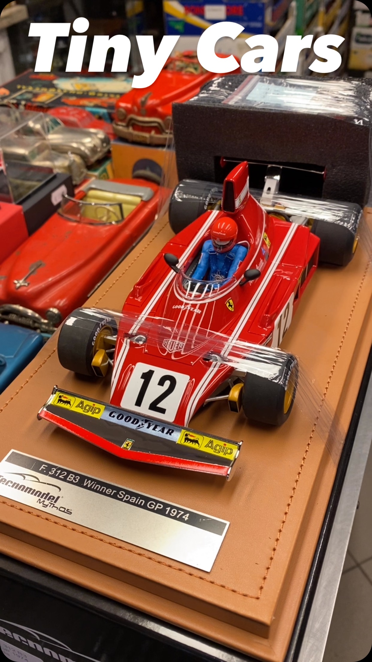 Ferrari 312 B3 Winner Spain GP 1974 Niki Lauda Tecnomodel Scala 1:18