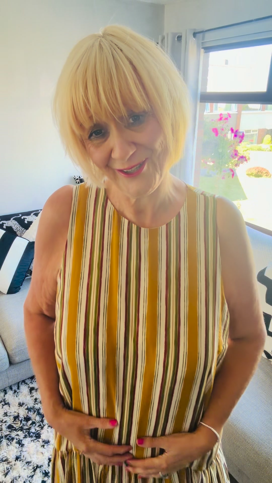 ✨ Primark Try-On Haul – Part 3 ✨, This gorgeous striped maxi dress was an absolute bargain at just £5! 😍, Comfortable, flattering, and perfect for holidays, sunny days or dressing up with sandals and 