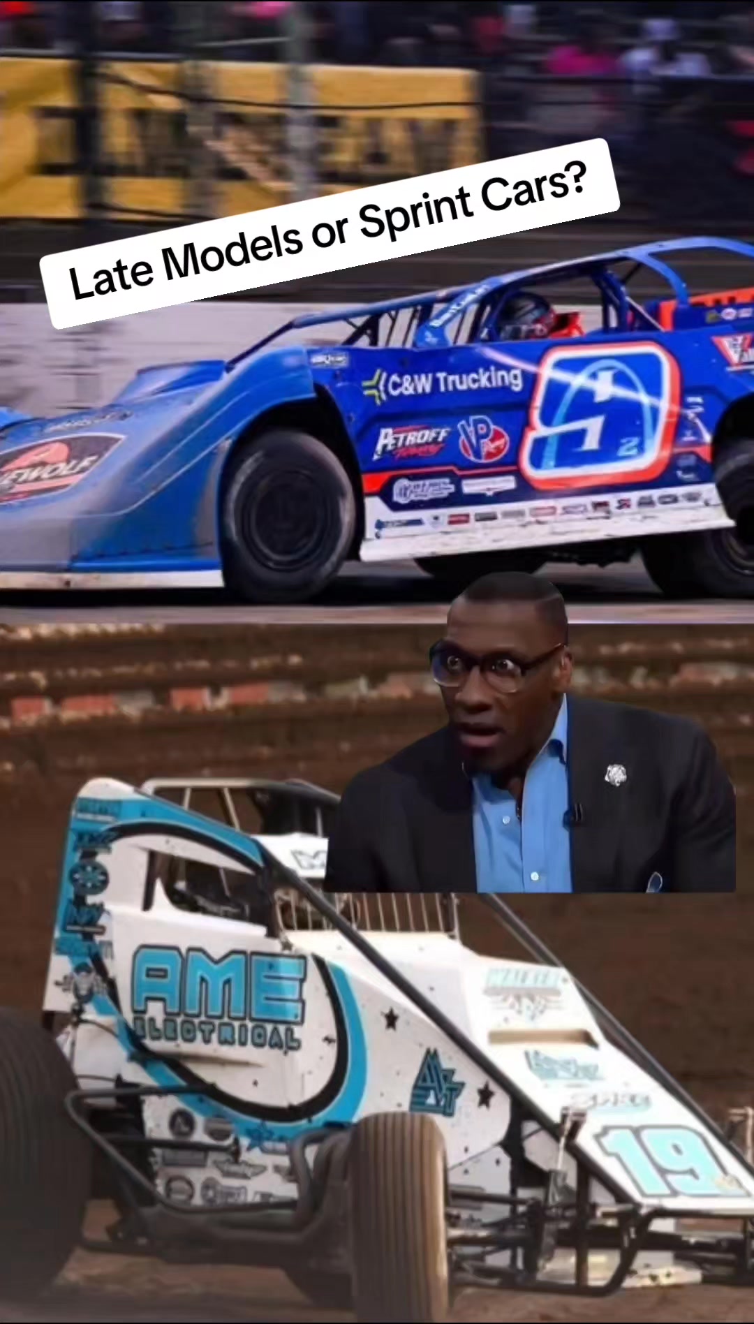 BOTH! #craneracing #dirttrack #racing #sprintcar #foryoupage #fyp # ...