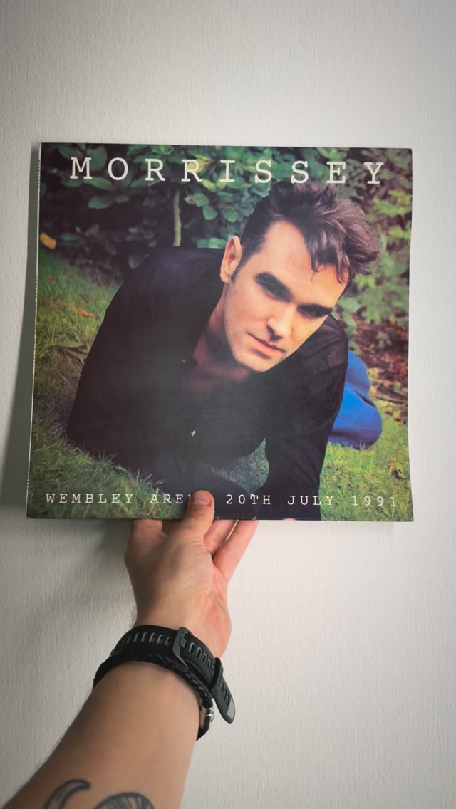 NEW IN: 🖤💚💛 Morrissey – Wembley Arena 20th July 1991 🇬🇧 UK