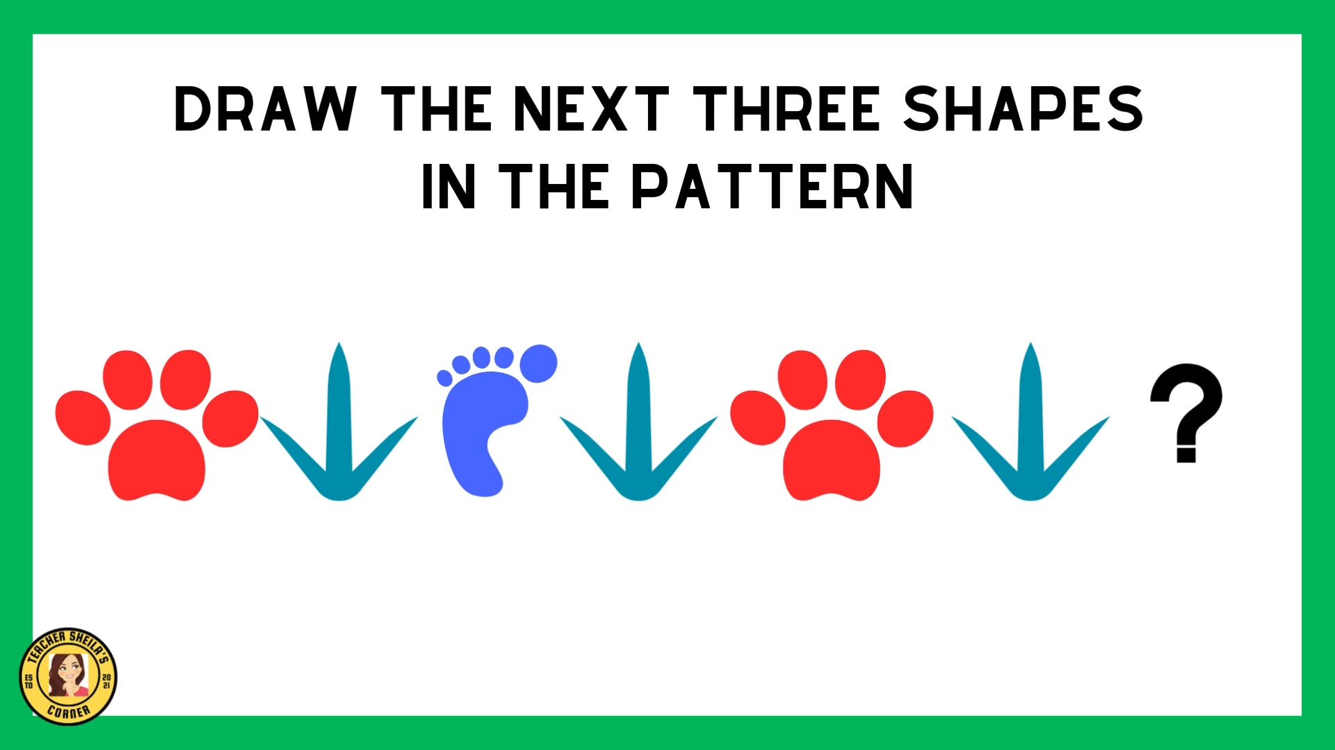 Analyzing and Solving Patterns - For Kindergarten and Grade 1 # ...