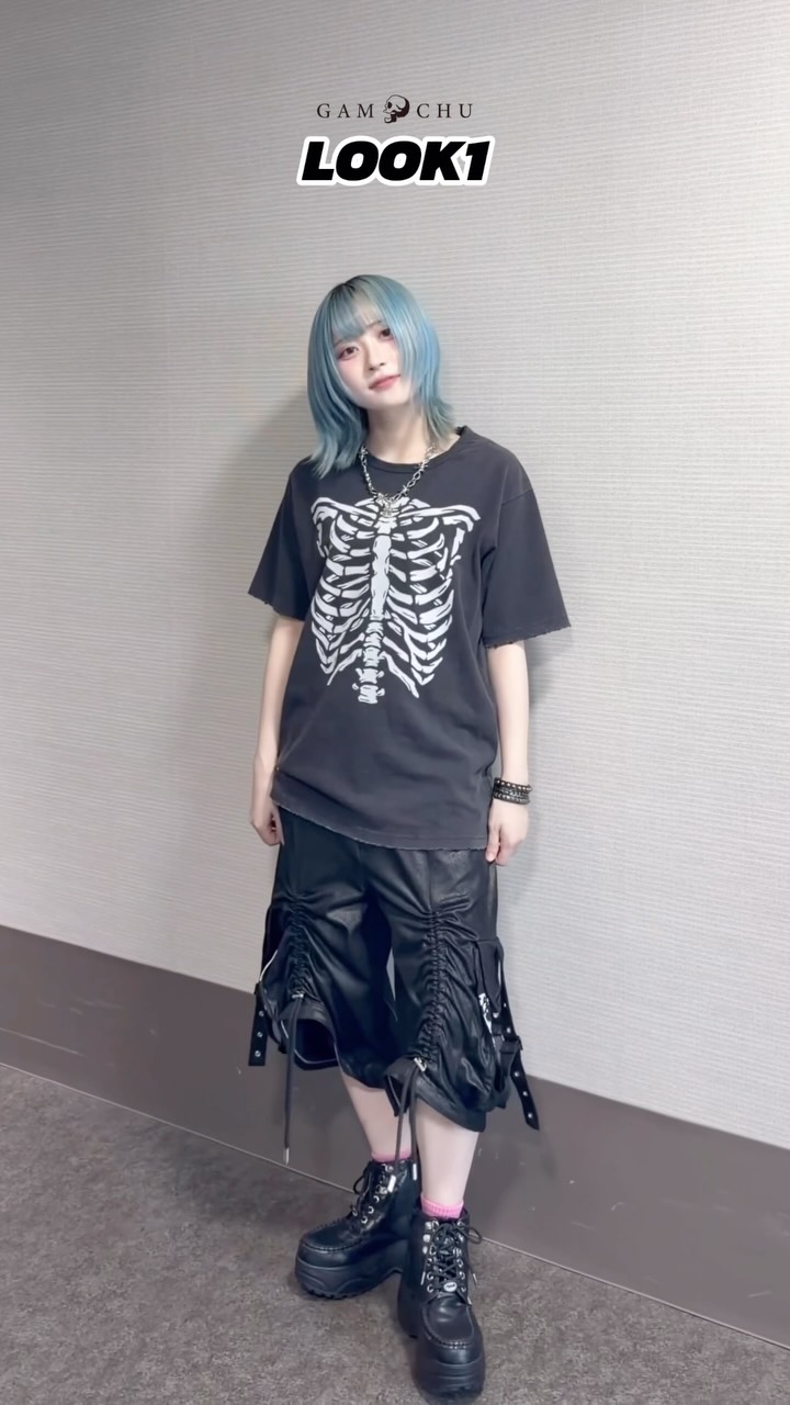 着回し！オススメ4コーデ👁️】 闇可愛いがコンセプトのGamchu から
