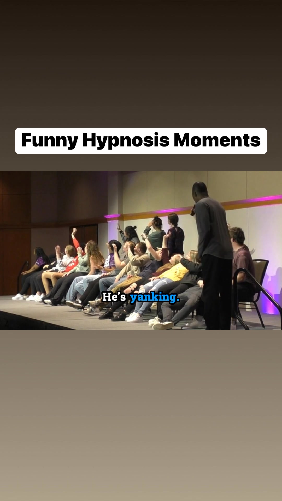 Funny Hypnosis Moments that will make you laugh! Sit back and enjoy the ...