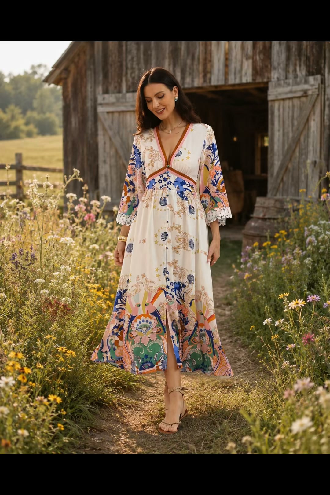🌸 New arrivals from one of our favourites — Iris Maxi! 🌸 These gorgeous dresses are all about effortless style, with flattering flowing silhouettes, beautiful statement prints and feminine details that make