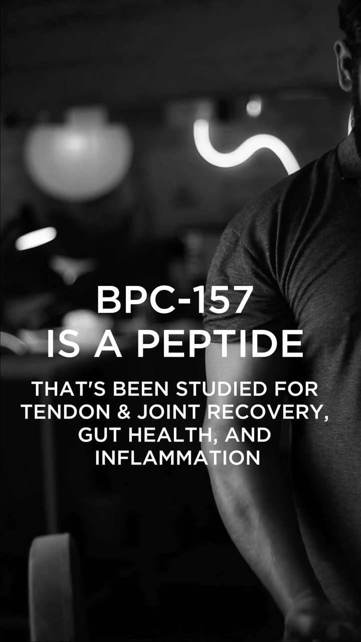 Recovery isn’t what it used to be. 💪, BPC-157 is a peptide that’s been studied for tendon & joint recovery, gut health, and inflammation — and it’s one of the tools we talk through with men at VITAL 