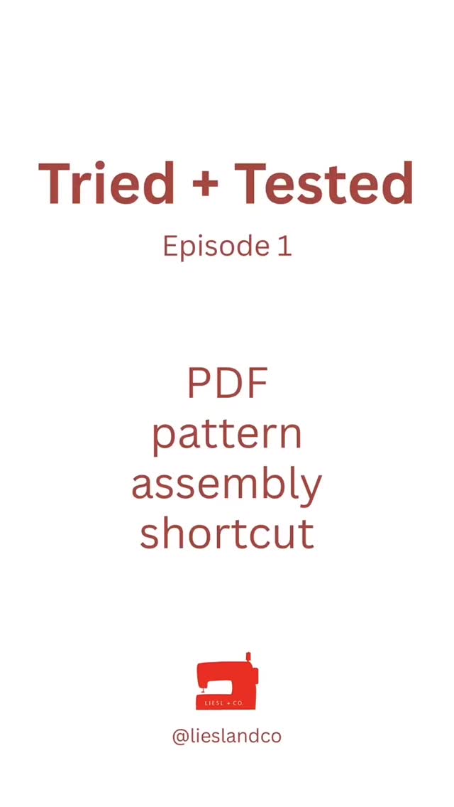 Tried + Tested: episode 1! In which we try out @letsgetsewingnow’s PDF ...
