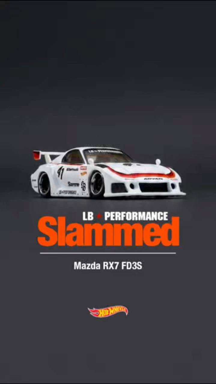 Hot Wheels Elite 64 Mazda RX-7 Liberty Walk | Hot Wheels® Die-Cast