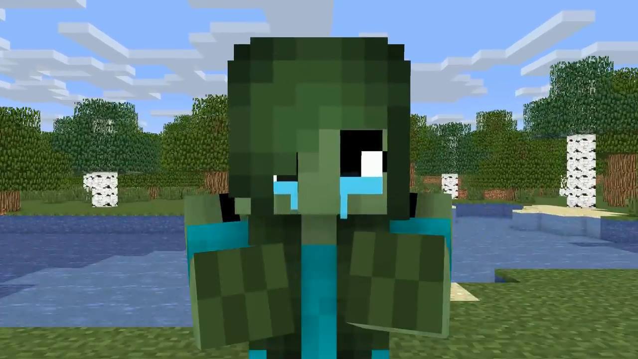 Monster School : RIP Zombie Girl | Zombie Life 7 - Minecraft Animation ...
