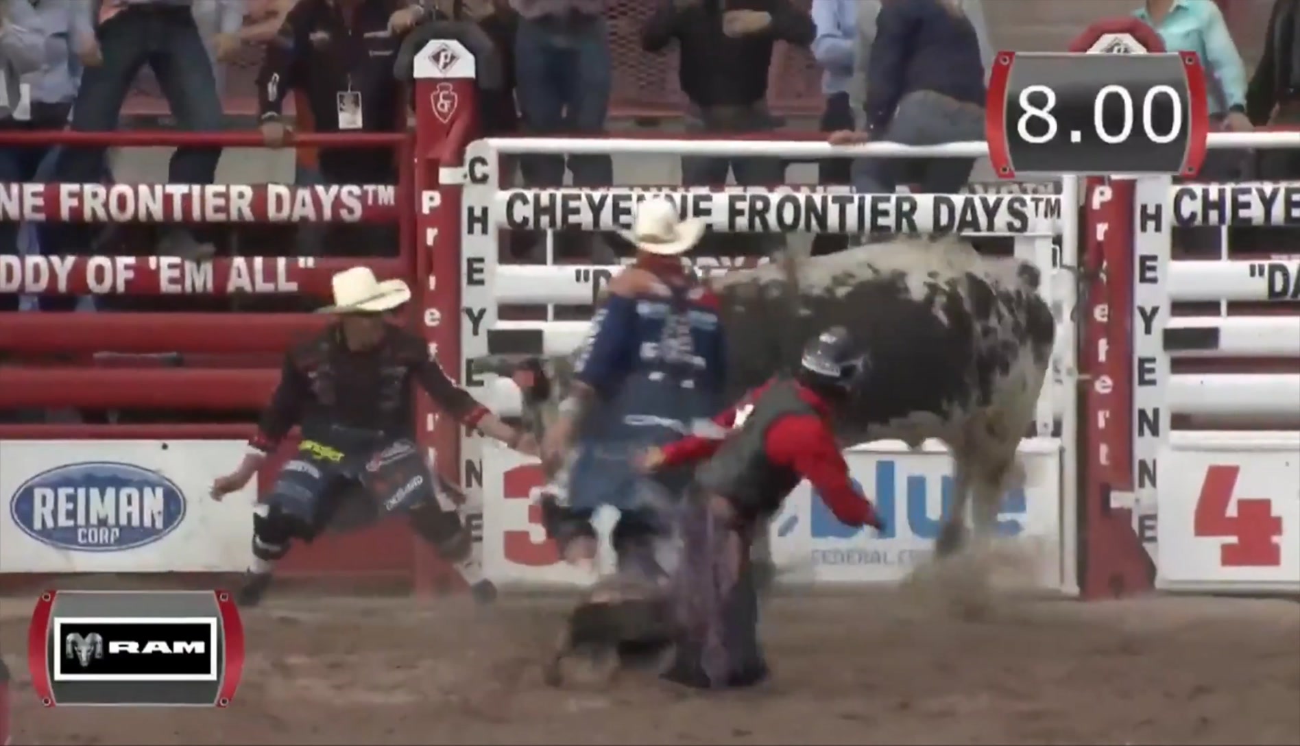 Macho Man! Thayne Elshere goes 90.5 points on Dakota Rodeo’s Macho Man ...