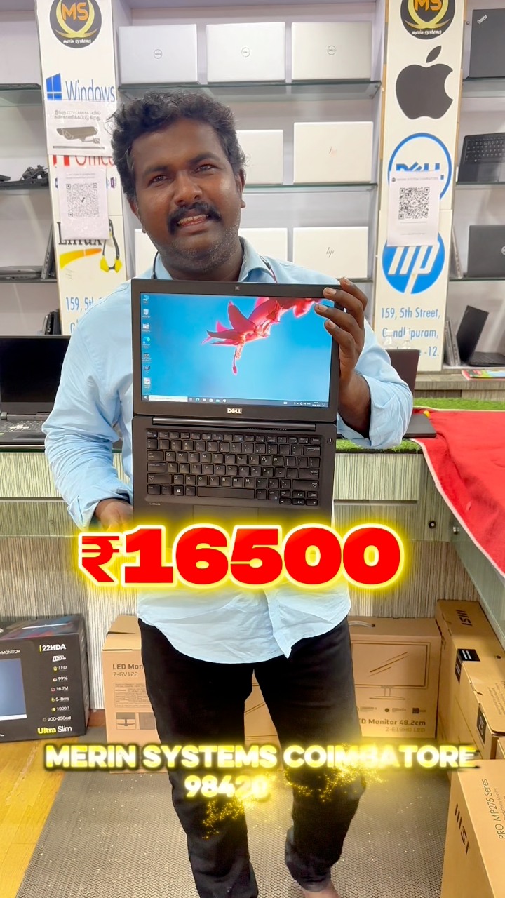 🟣விலை Rs.16,500 INTEL CORE i7-6th GENERATION | 8 GB RAM | 256 GB Nvme ...