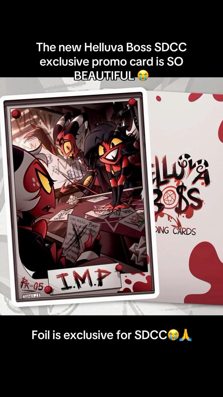 helluva boss トレカ SINFULLY IN LOVE PR-03 Helluva Boss Trading Cards Sinfully In Love Promo Card PR-03