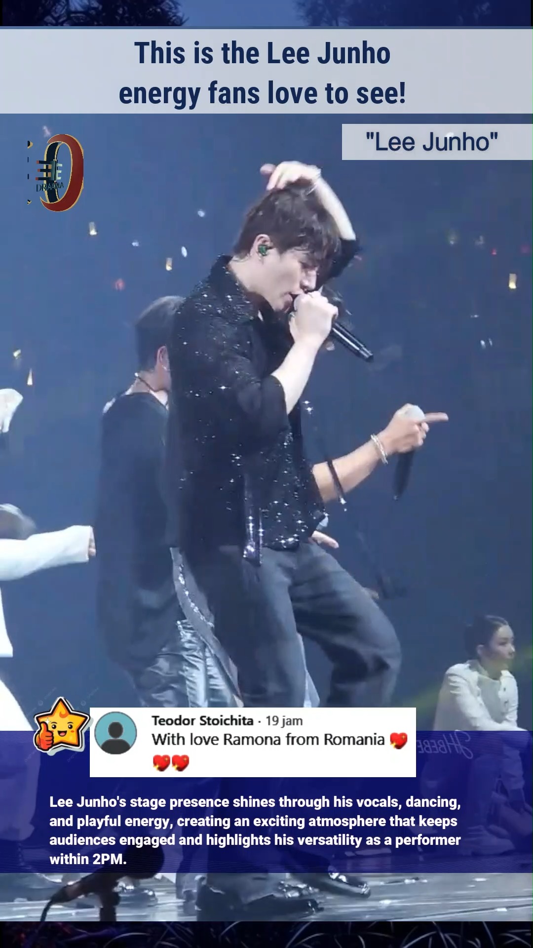 This is the hottest solo concert 2015 yeah ya Junho so so hot