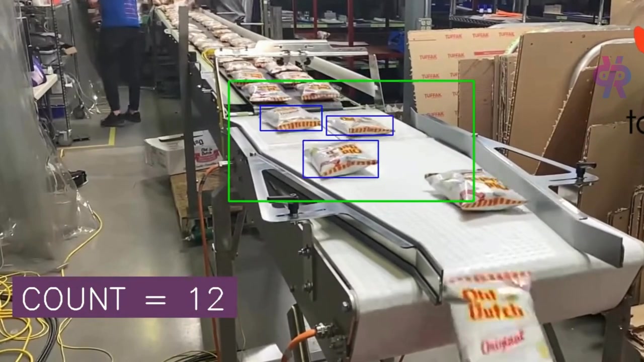Object Counting in Industrial Automation #AI full video link into ...