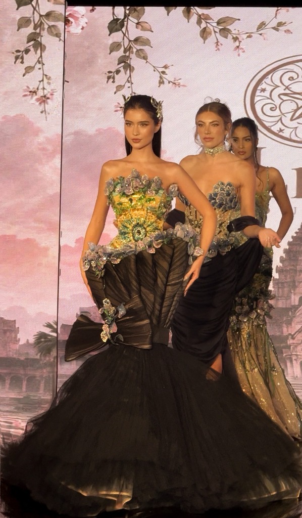 Opening the show at New York Fashion Week for ALmée Couture✨, These stunning gowns were created by our talented Cambodian Designer, Hang of Almee couture., Im so proud to be able to share our 