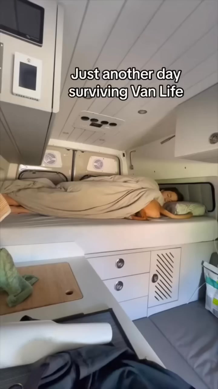 just another day surviving van life 🚐 #vanlife #travel #vlog #outdoor # ...