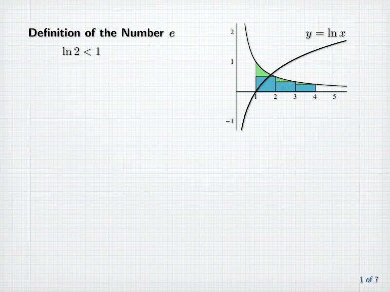 Calculus I and II Lecture-32 The Exponential Function. The Inverse of ...