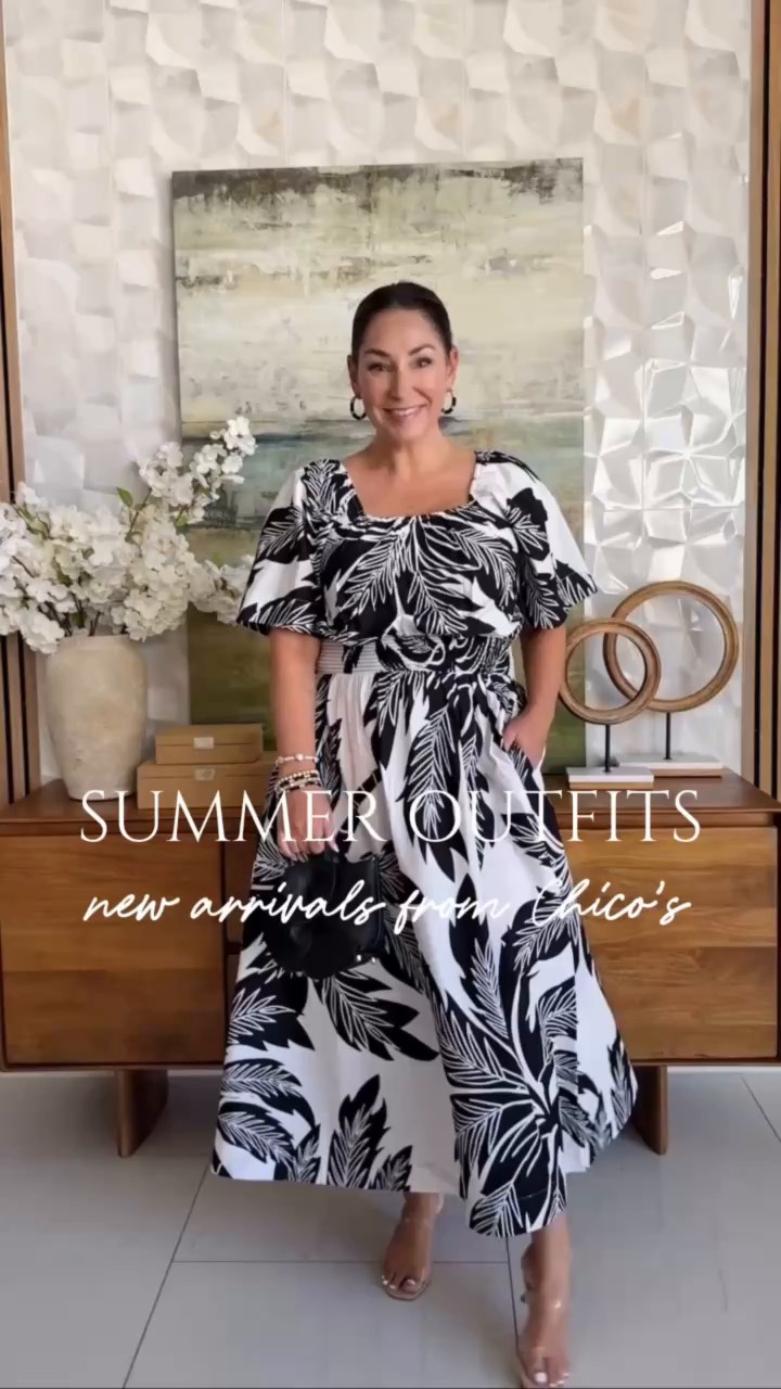 chico's black and white dress What is black, chic all over? These new two-tone summer looks on The Recruiter Mom, of course! 🖤 🤍 🖤 , Which look are you wearing first: 1, 2, 3 or 4?, Shop her looks: Flavor:Vanilla Cake w/ Bavarian Cream & Strawberry Puree look-chara-low-cross-back-mini-dress-rust This timeless Travelers dress David's Bridal, 3D Floral