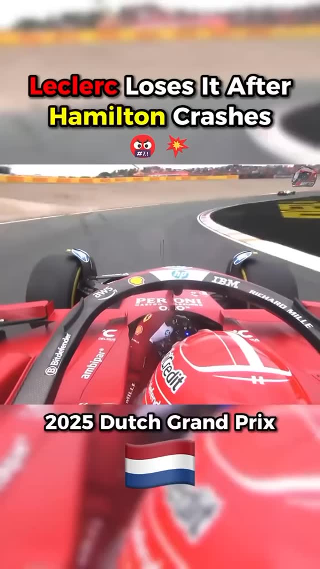 Leclerc Loses It After Hamilton Crashes 🏁 Daily F1 Clips & Highlights ...