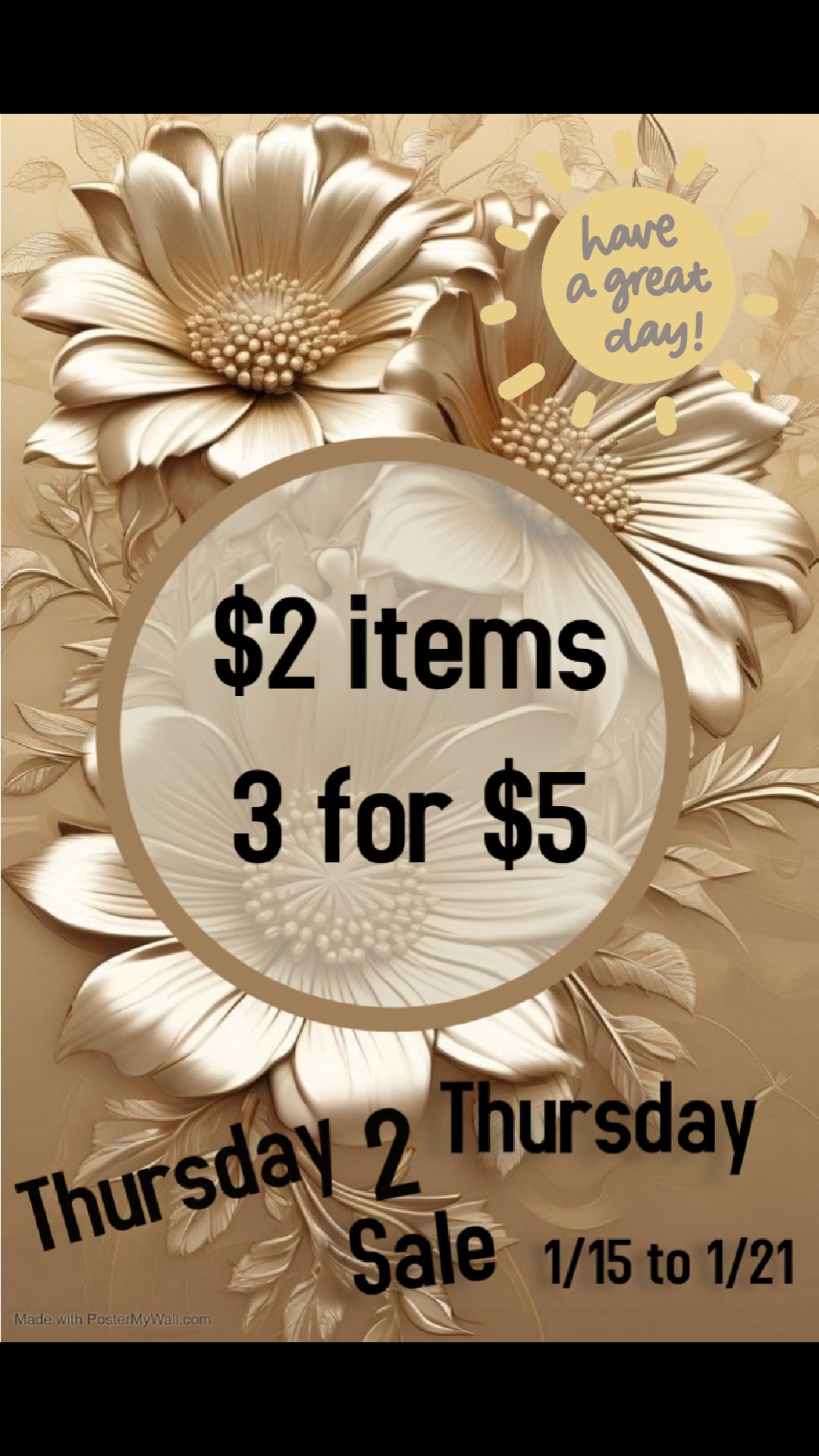 🎉 Our next Thursday 2 Thursday Sale starts! 🎉 You guessed it!! THURSDAY ...