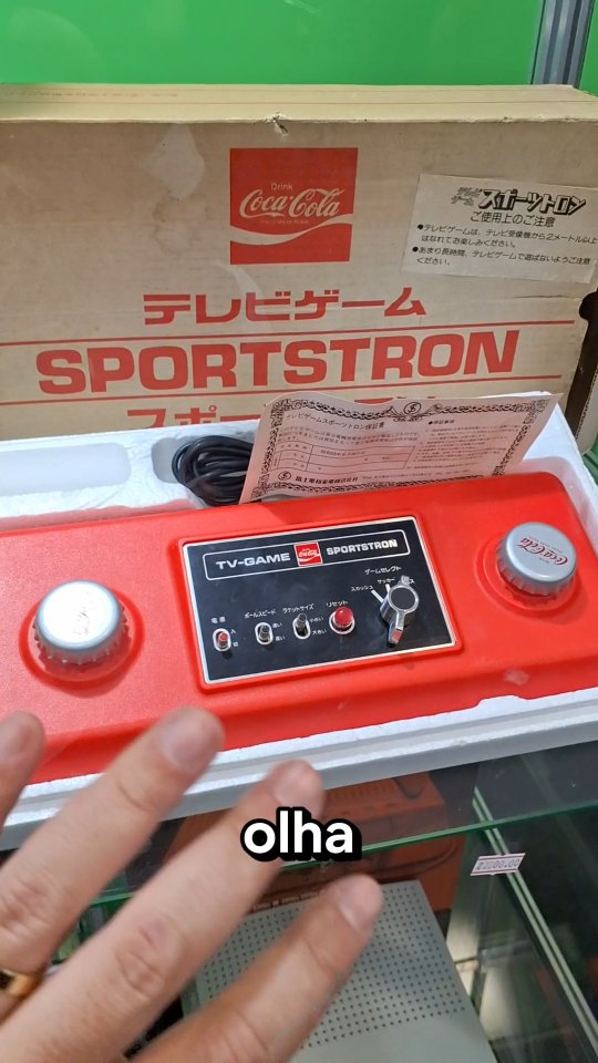 Já viram o videogame da Coca-Cola? 🕹 O nome desse console é