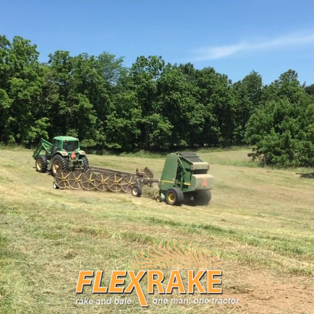 FlexRake is engineered to be TOUGH. It isn't just for hay. It can clear ...