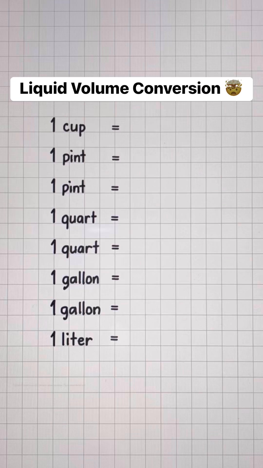 VIRAL - Liquid Volume Conversion #conversion #volume #mathlove # ...